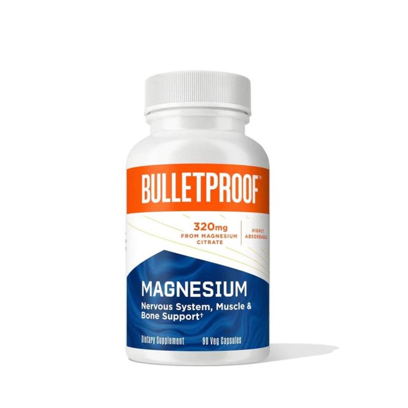 Bulletproof Magnesium 90 Capsules - Front Bottle