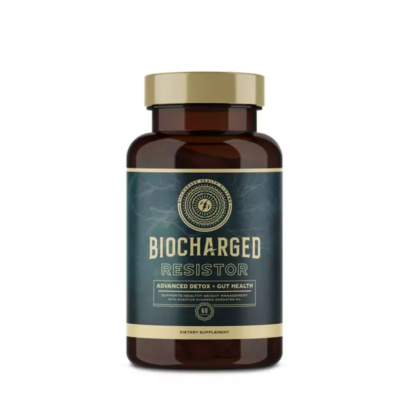 Biocharged Resistor 60 Capsules - Front Bottle