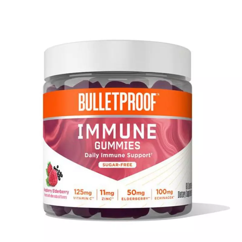 Bulletproof Immune Gummies, 60 Sugar-Free Gummies - Front Jar
