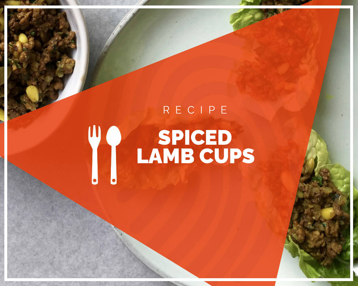 Spiced lamb cups 